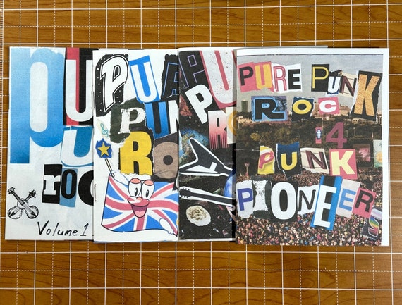Pure Punk Rock 1-4 Zine Bundle - Etsy