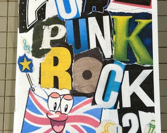 Pure Punk Rock #2 --Punk Rock Collage Zine