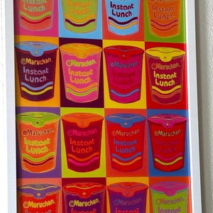 Maruchan Cup of Noodles Pop Art Poster/print - Etsy