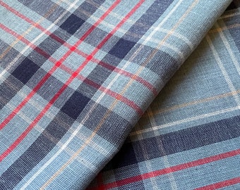 Blue Plaid Remnant