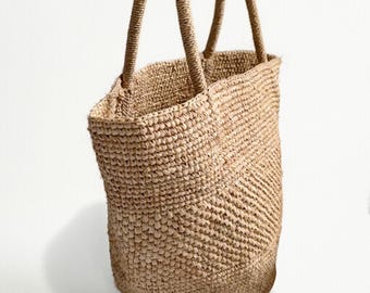 Bolsa de ombro trançada em ráfia, bolsa de verão feminina para férias, ideal para praia e lazer.