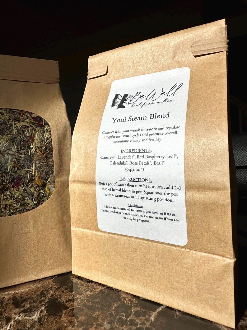 Yoni Steam Herbal Blend | Organic | Vaginal Steaming Herbs - Etsy