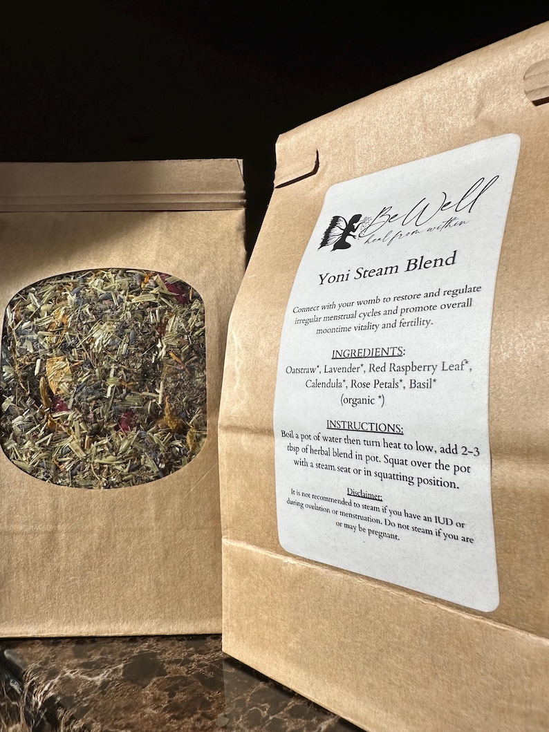 Yoni Steam Herbal Blend | Organic | Vaginal Steaming Herbs - Etsy
