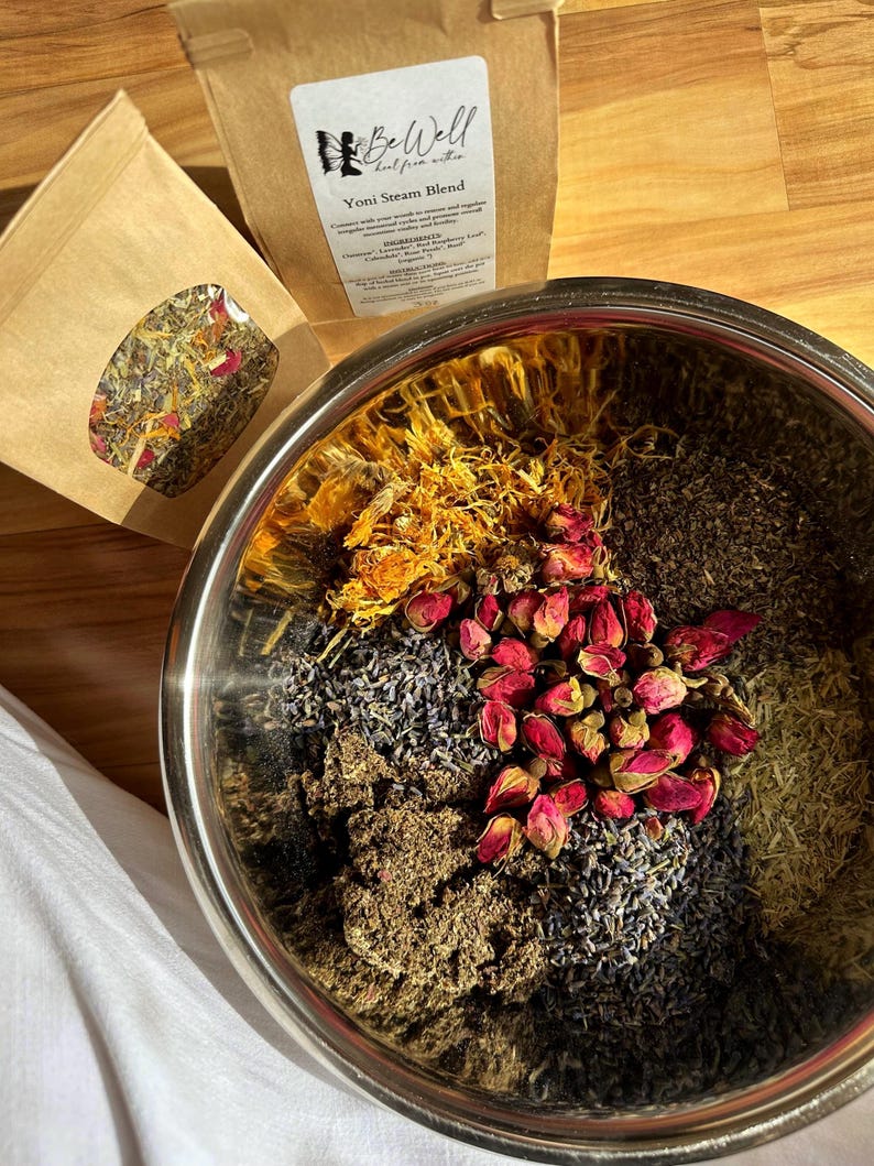 Yoni Steam Herbal Blend | Organic | Vaginal Steaming Herbs - Etsy
