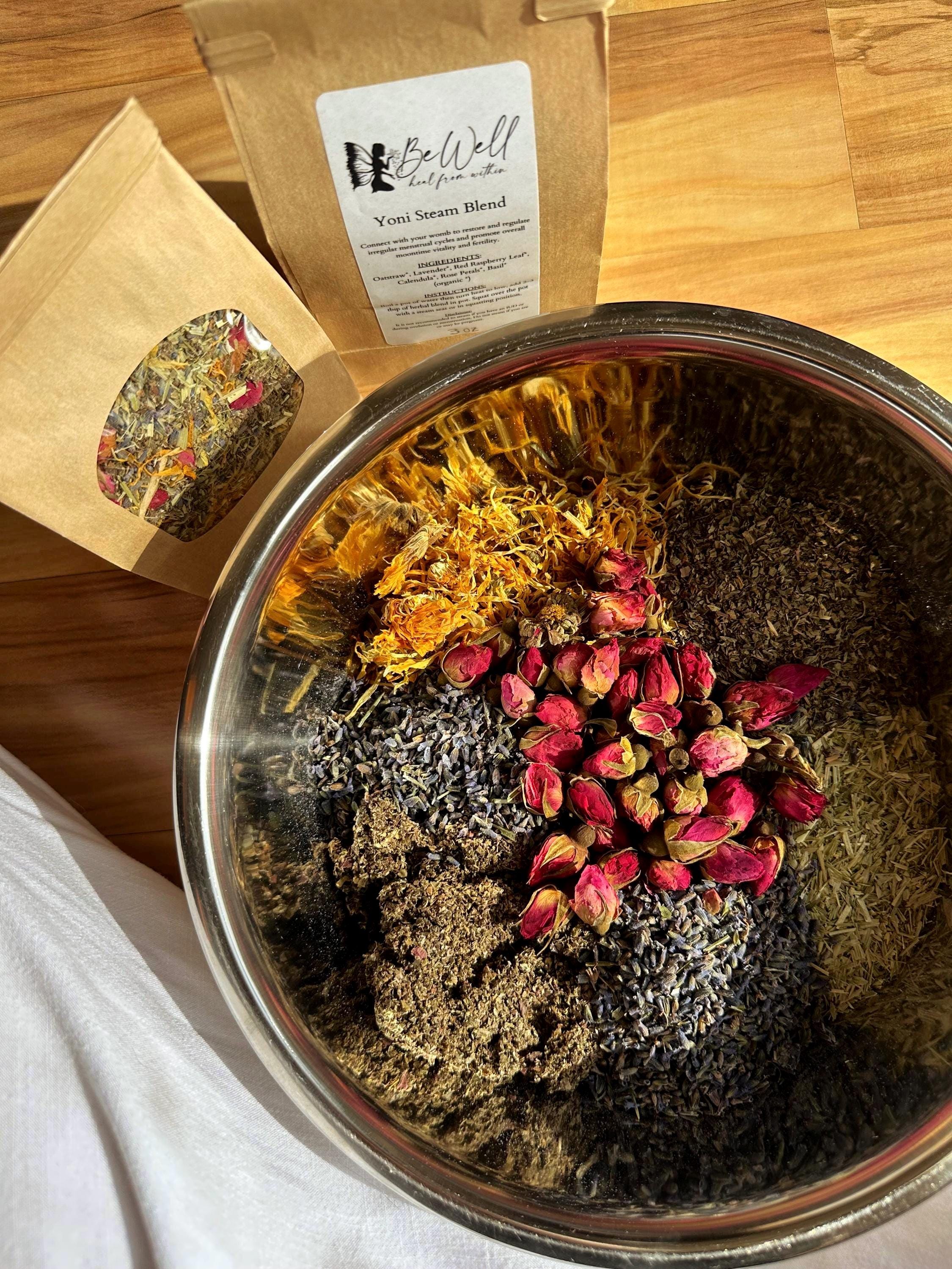 Yoni Steam Herbal Blend | Organic | Vaginal Steaming Herbs - Etsy