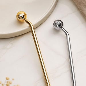Long Closet Pull: Gold Round Wardrobe Pulls, Extra-long Handles