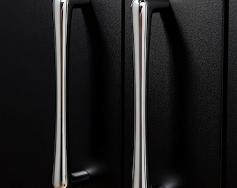 Brass Chrome Pull, Silver Dresser Knobs, Wardrobe Pulls