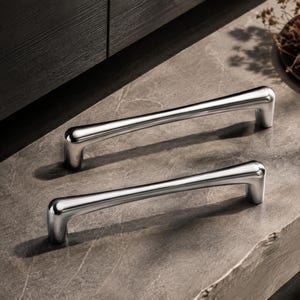 Brass Chrome Pull, Silver Dresser Knobs, Wardrobe Pulls