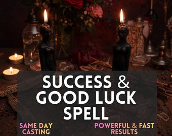 Powerful Good Luck & Success Spell | Etsy Witch Spell Same Day Casting | Evil Eye Ritual
