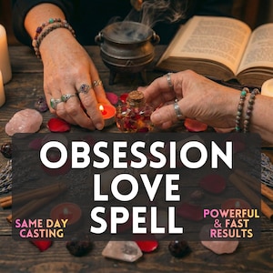 Obsession Love Spell | Etsy Witch | Same Day Casting | Psychic Love Reading
