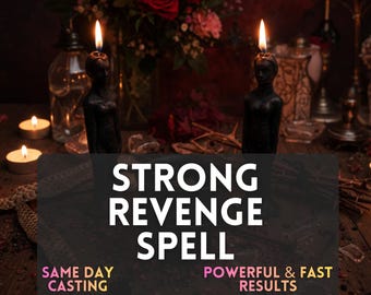 Strong Karmic Revenge Spell | Instant Karma | Etsy Witch Pay Back Ritual | Curse Your Enemies
