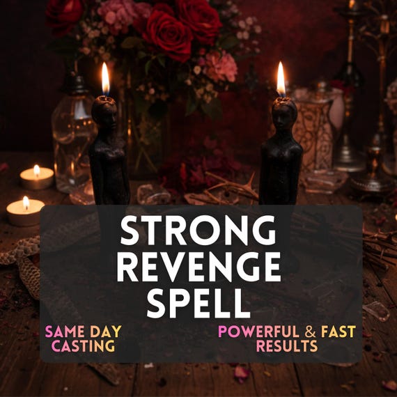 Strong Karmic Revenge Spell | Instant Karma | Etsy Witch Pay Back Ritual | Curse Your Enemies