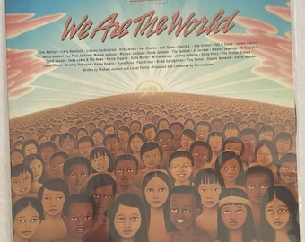 Vintage Poster We Are the World Music Memorabilia 1980s - Etsy