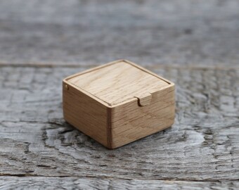 oak ring box