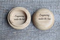 Round Box: Additional Engraving Under Lid or Box product logo