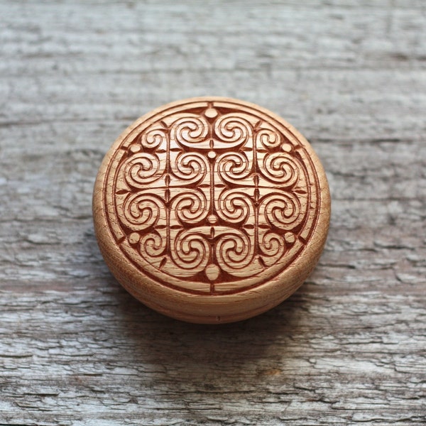 Wooden Celtic Knot Box Etsy