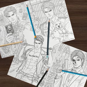 Book Boyfriends Coloring Book – Romantasy, Dark Romance, Morally Grey Men (Physical) image 10