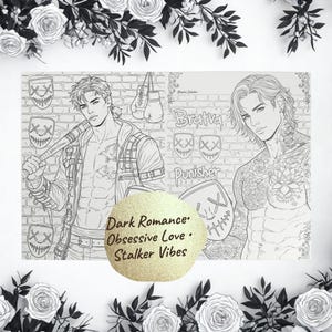 Book Boyfriends Coloring Book – Romantasy, Dark Romance, Morally Grey Men (Physical) image 9