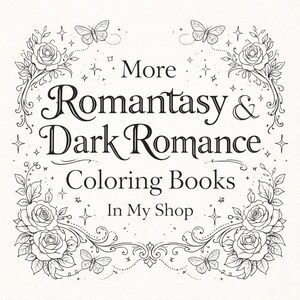 Fantasy Book Boyfriend Coloring Pages | Romantasy Art | 12 Printable PDF Pages image 8