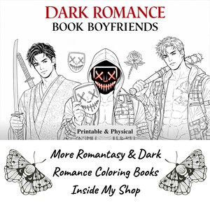 Book Boyfriends Coloring Book – Romantasy, Dark Romance, Morally Grey Men (Physical) image 15