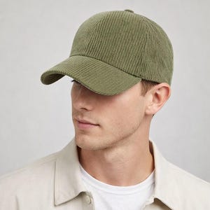 Corduroy baseballpet - uniseks vintage katoenen casual pet