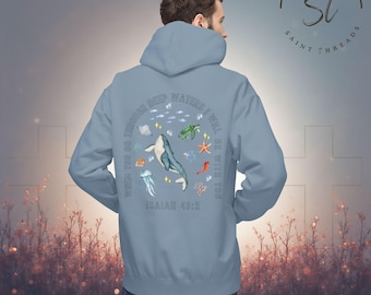 Isaiah 43:2 Deep Waters Hoodie | Saint Threads Design