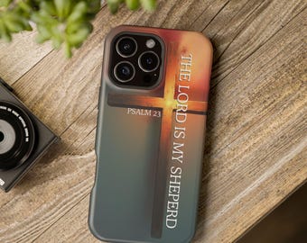 The Lord Is My Shepherd Psalm 23 iPhone Case | Magnetic Impact-Resistant Case
