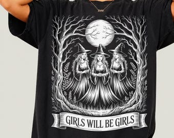 Girls Will Be Girls png svg, Camiseta de Mantis Religiosa, Amante de los Insectos, Entomólogo PNG de Insectos Divertidos, Amante de los Bichos
