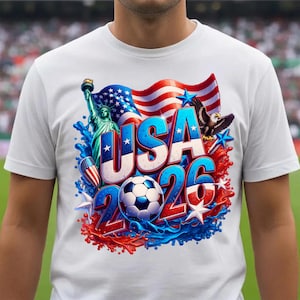 WM 2026 Nationalmannschaften PNG-Paket, Internationale Fußballländer-Designs, Fußball-Cliparts, USA, Kanada, Mexiko (digitaler Download) Bild 7