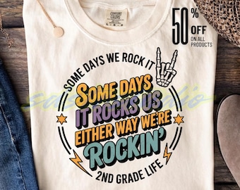 Calificación personalizada Rock This School Teacher PNG
