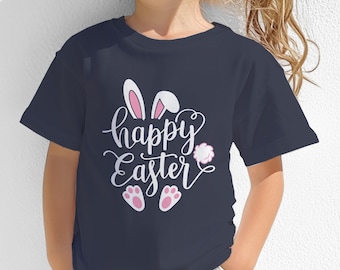 Happy Easter Bunny Kids T-Shirt, Cute Easter Shirt for Kids, Youth Easter Tee, Bunny Graphic Shirt, Spring Kids Outfit