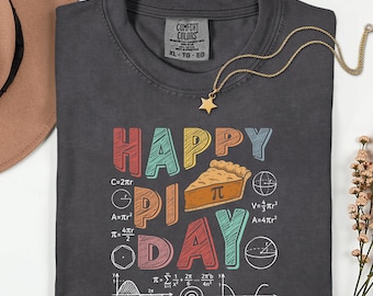 Comfort Colors® Happy Pi Day Shirt, Math Teacher T Shirt, Pi Day Gift Tee, Funny Math Shirt