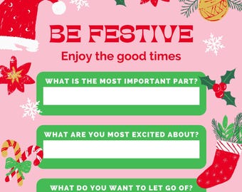 Be Festive: Self-Love Printable Worksheet