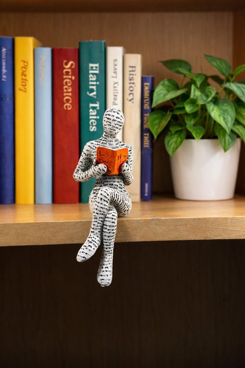 Reading Figurines Book Lovers 3 Bundle, Book Nookr, Mini Reader ...