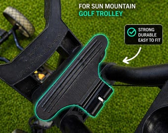 Mango de repuesto para carrito de golf Sun Mountain / Mejora impresa en 3D / Reparación resistente y duradera / Compatible con carritos de empuje Sun Mountain