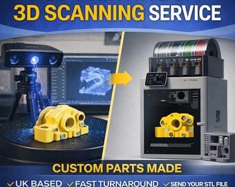 Servicio de impresión y escaneo 3D / Presupuestos gratuitos / Piezas a medida / Con sede en el Reino Unido