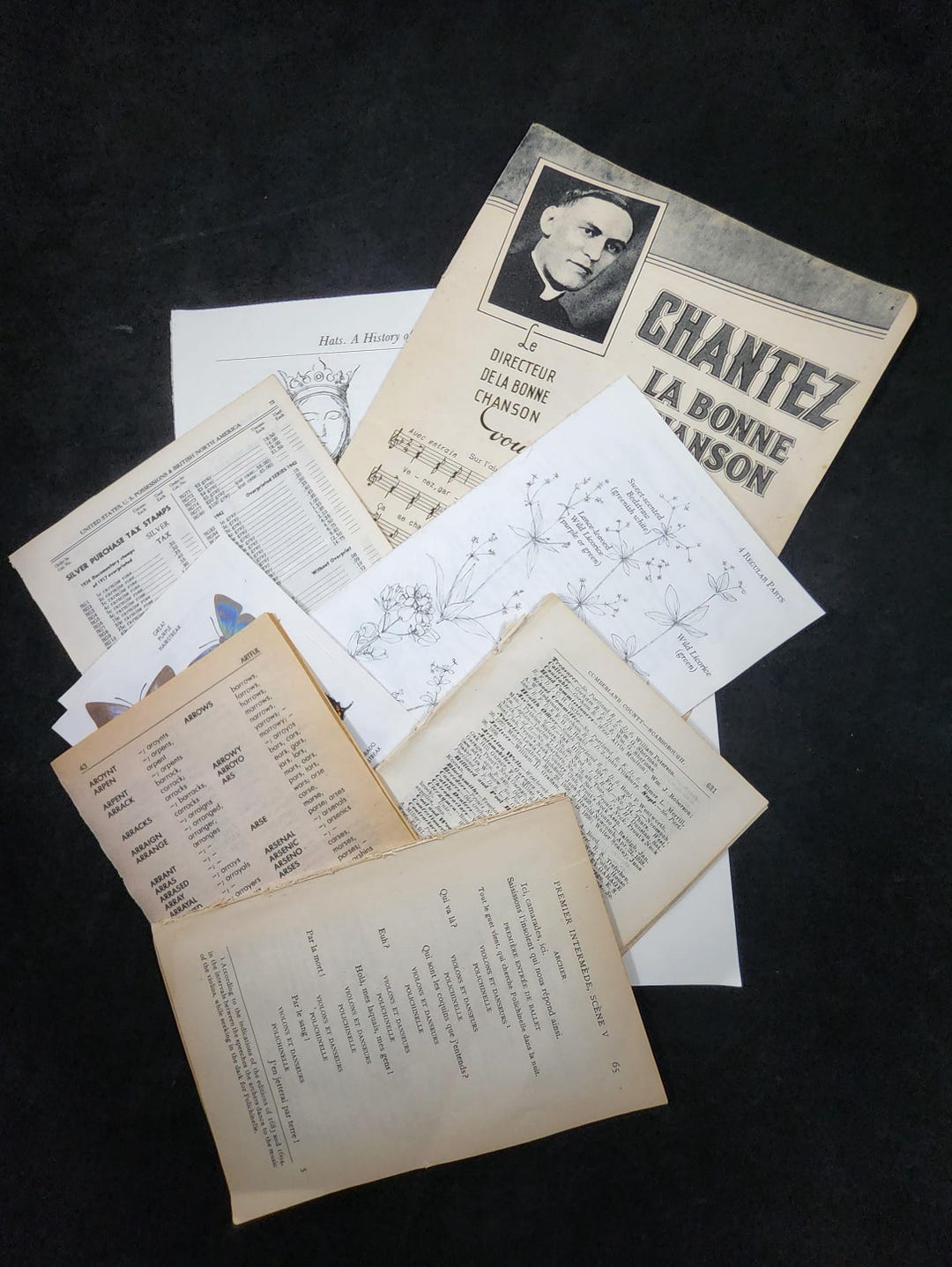 Vintage Junk Journal Ephemera Pack, Paper Supplies, Book Pages (50+) - Etsy