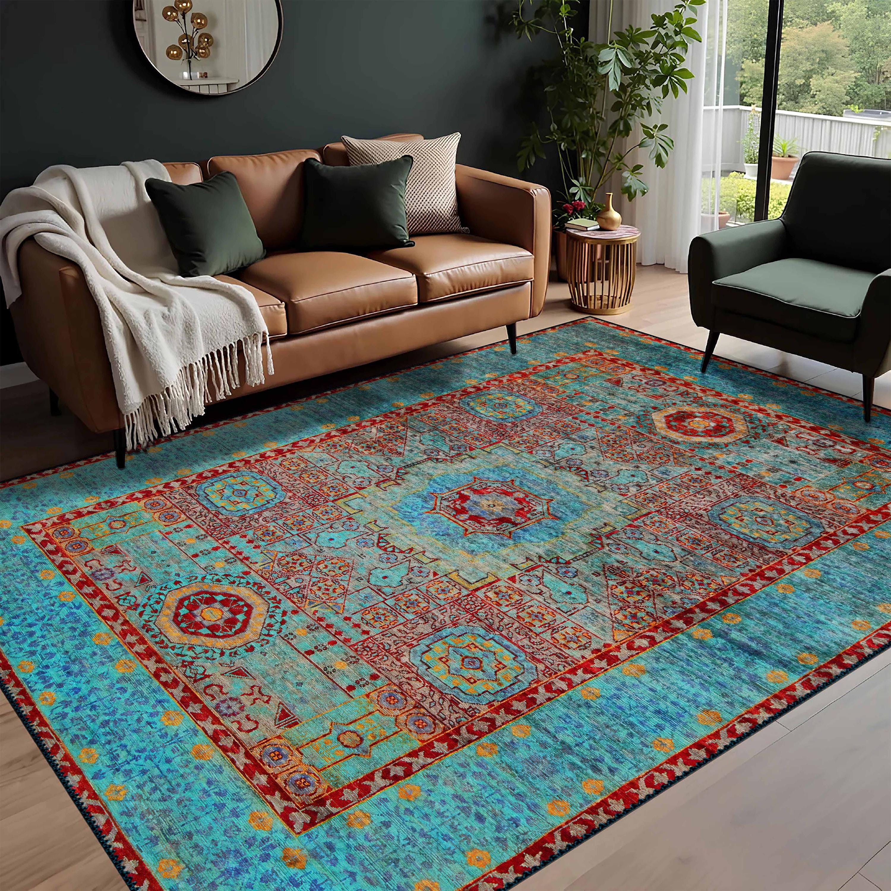 色あせたトルコ絨毯 - Etsy 日本