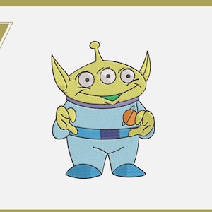Toy Story Alien Machine Embroidery Design (7 Sizes) (Instant Download)