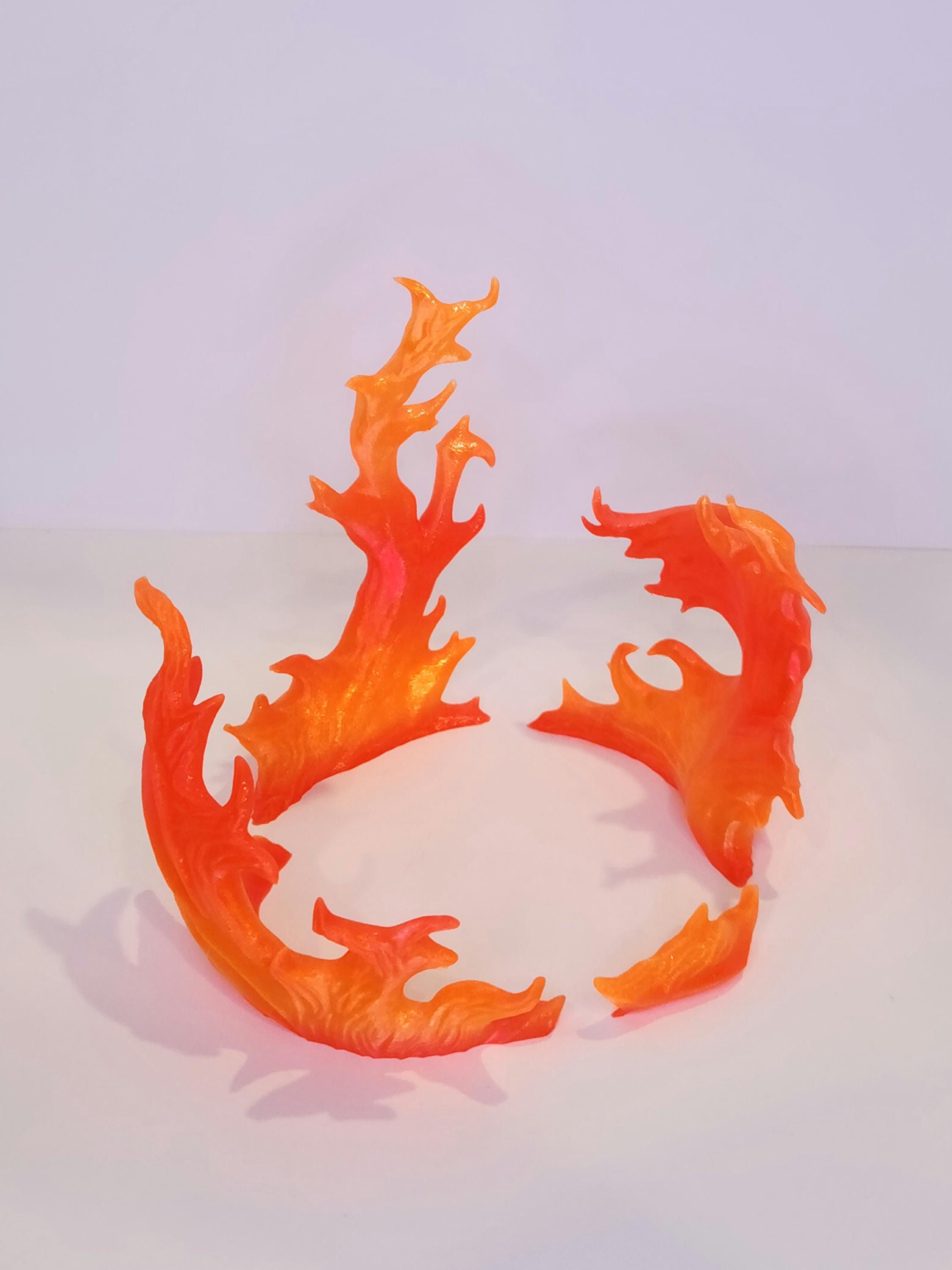 Model Fire Effect Fire Effect Set for Action Figures and Miniatures (1:12 Scale and Lower ...