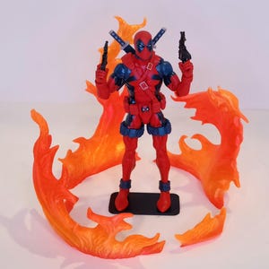 Pool Fire Figure Fire Effect Set for Action Figures and Miniatures (1:12 Scale and Lower ...