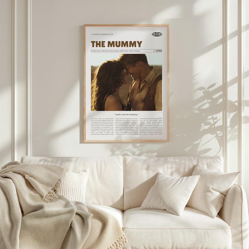 The Mummy, , Retro Movie Poster, Custom Movie Poster image 2