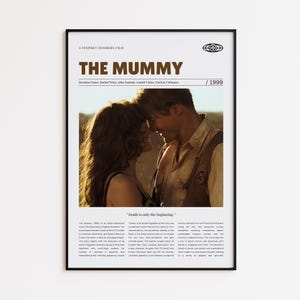 The Mummy, , Retro Movie Poster, Custom Movie Poster image 1