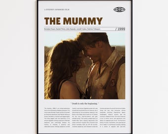 The Mummy, , Retro Movie Poster, Custom Movie Poster