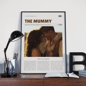 The Mummy, , Retro Movie Poster, Custom Movie Poster image 4