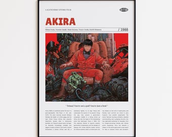 アキラ 1988 大友克洋 日本ちらし映画ポスター フライヤー B5 - Etsy 日本