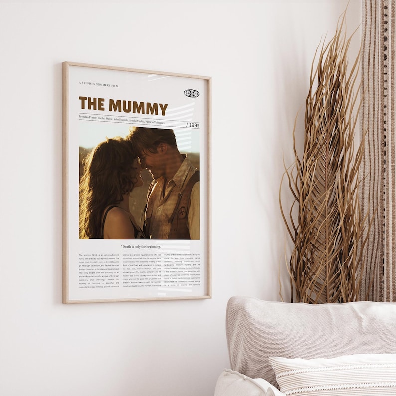 The Mummy, , Retro Movie Poster, Custom Movie Poster image 6