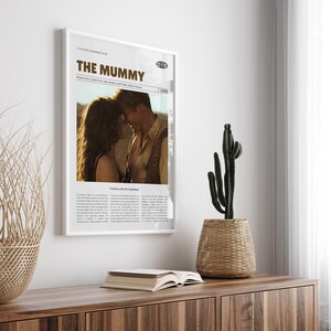The Mummy, , Retro Movie Poster, Custom Movie Poster image 3