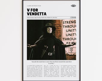 V for Vendetta 2005 James Mcteigue Japanese Chirashi Flyer Movie