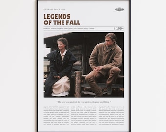 Legends of the Fall, Edward Zwick, retro filmposter, aangepaste filmposterprint